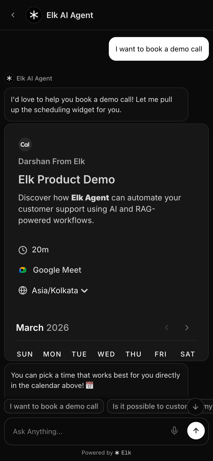 Demo Cal.com