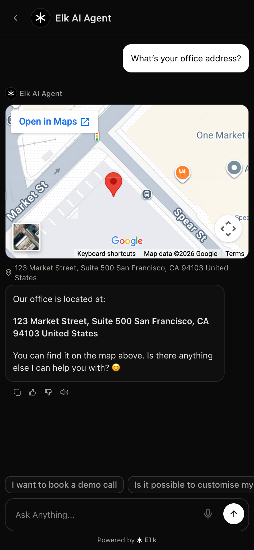 Google Maps Demo