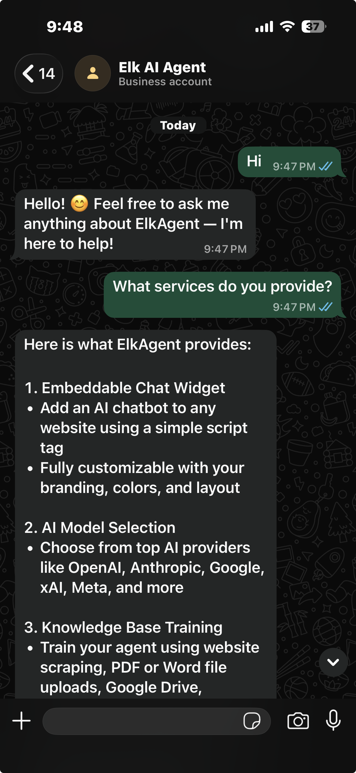WhatsApp Integration